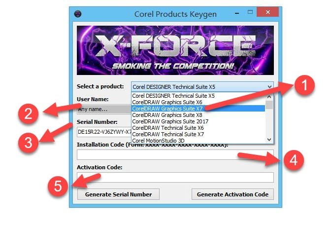 xforce keygen download for coreldraw x7